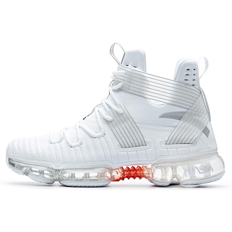 

Anta SEEED Non slip Lightweight High top Basketball Shoes Men s White 91831139-6 41