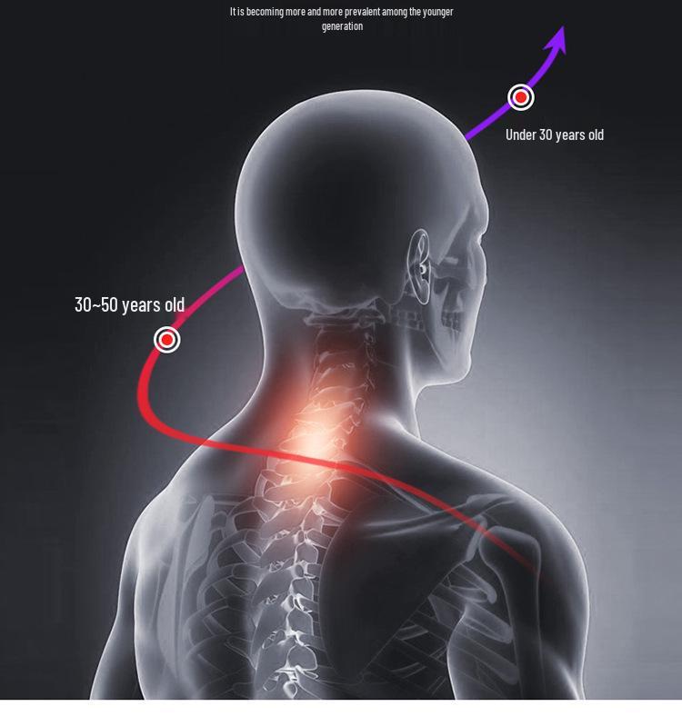 Smart Cervical and Shoulder Massager with Pulse Heating and Hot Compress Therapy