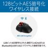 Kensington Orbit Wireless Trackball with Scroll Ring, Black & Red, K70992JP