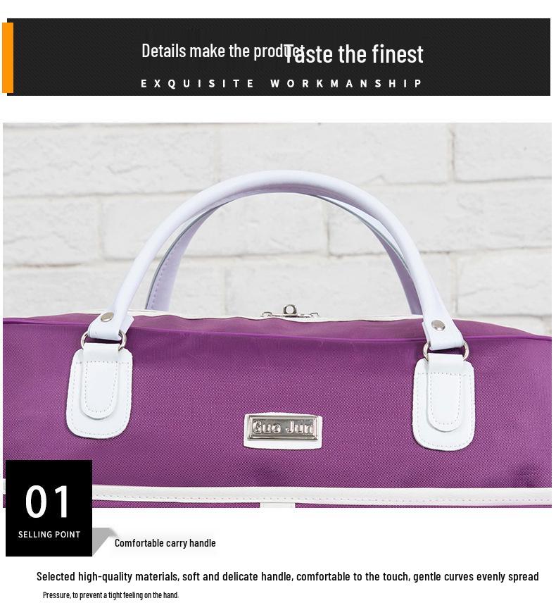 Korean Style Large Travel Trolley Bag - Lightweight, Foldable Carry-On for Women, Men & Students