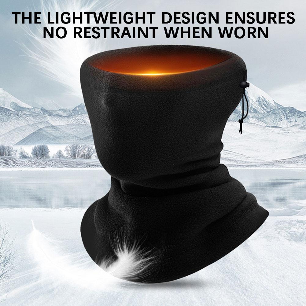 Winter Windproof Ski Mask Drawstring Neckerchief Warming Face Cover Light Breathable For Outdoor Ski Skate Climbing