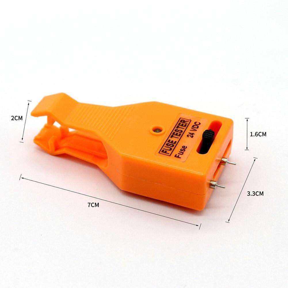 Car Fuse Checker Puller Removal Tool Fuse Tester Multi-Functional Automotive Tester Blade Type Puller оранжевый