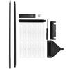 Aquarium Algae Scraper Aluminum Alloy Glass Fish Tank Algae Cleaner with Detachable Pole65cm with