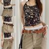 Retro Suede Rivet Belt Luxury Design Punk Waistband Business Waist Belt  Paired with Skirts Jeans