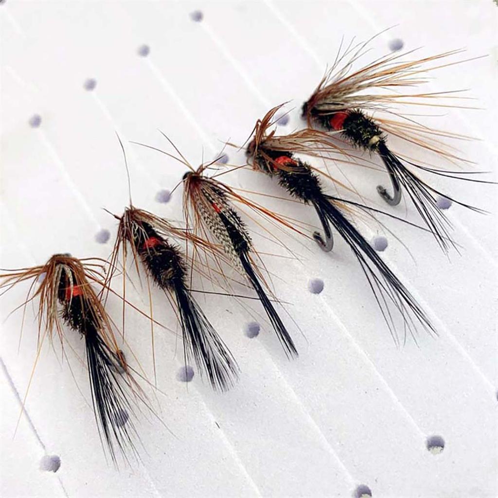 5/10/20/25Pcs/Box Caddisfly Dries Fishing Fly Lure Artificial Insect Bait Trout Fly Fishing Artificial Bait