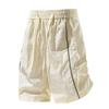 Men Lightweight Outdoor Quick Dry Shorts Breathable Drawstring Elastic Waist Casual Loose Shorts for Daily Wear