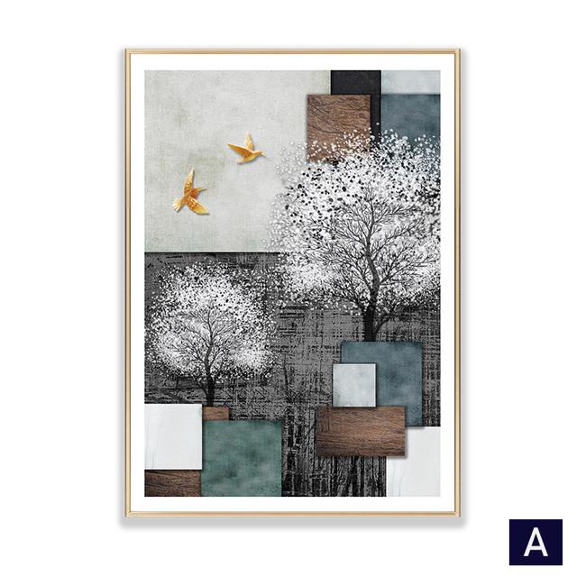 

Абстрактное минималистское простое искусство, винтажный холст, настенное искусство, домашний декор, постеры, принты, скандинавские картины, современная живопись 21cm×30cm NoFrame