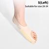 1 Pack Big Toe Protector Adjustable Unisex Soft Pedicure Socks for Bunions Orthopedic Bandage Foot Care Toe Correction