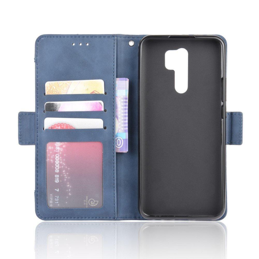 Flip Case for Xiaomi Redmi 9, Card Slot, Blue