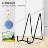 Exquisite Plate Stand for Display Plate Holder Metal Frame Holder Easel Plate Dish Display Stand for Home Kitchen Office