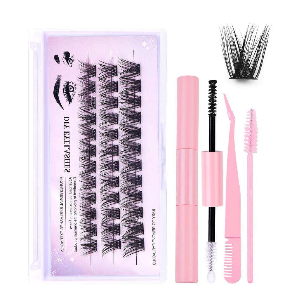 Diy Single Cluster D Curved Hair False Eyelashes Dense Natural Segmented Grafted Eyelashes