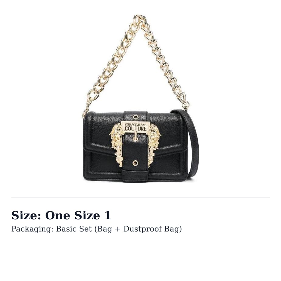 VERSACE JEANS COUTURE Polyester Handbag, Shoulder