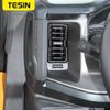 TESIN ABS Car Dashboard Air Conditioning Vent Outlet Decoration Cover For Ford Bronco  2022 2023 UP Interior