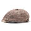 Middle-Aged and Elderly Octagonal Cap Men's Beret Autumn Winter Newsboy Caps Woolen Painter's Cap