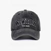 Men Baseball Caps York Vintage Washed Cotton Baseball Cap For Women Adjustable Unisex Cotton Hat Outdoor Casual Street Style Urban Streetwear Hats