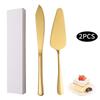 Elegant Cake Knife and Server Set Wedding Cake Cutters Pie Spatula Dessert Serving Set Pie Spatula Serving Utensil