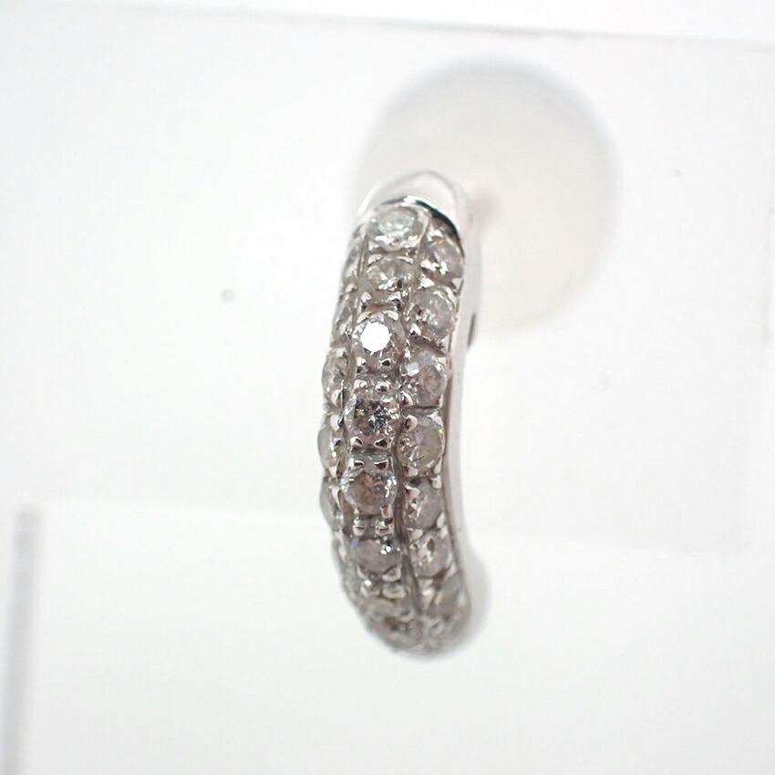 [Used] K18 Diamond Earrings/j109-1