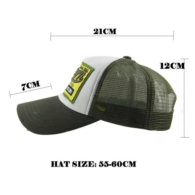 Mesh Vintage Design Trucker Baseball Caps Snapback for Men Women Summer Sun Hats