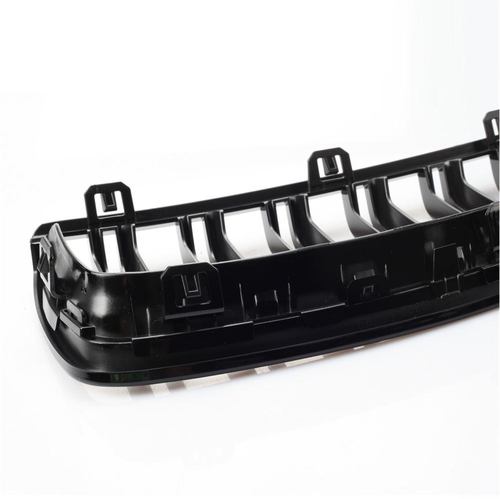 Front Kidney Grille Car Front Bumper Grille Grill Double Slat Sport Kidney Grille Grill For BMW E90 E91 2005-2008 (Gloss Black)