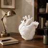 European Style Resin Anatomical Heart Vase with Multi-Hole Design