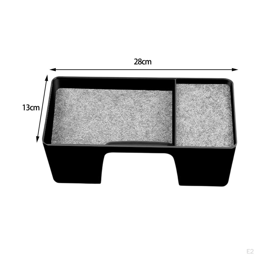 Navigation Screen Back Organizer Tray Easy Installation Car Dashboard Storage Box