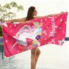 Magical Unicorn Beach Towel Bright Color Design Quick-drying Super Absorbent Suitable for Beach Pool Gift for Friends Children