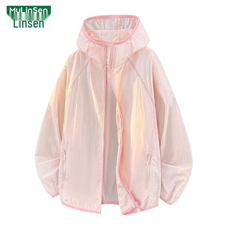 

MULINSEN Women s Hooded Ice Silk Sun Protection Jacket M