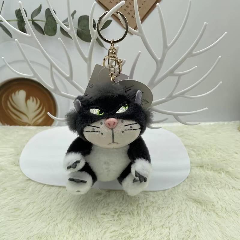 

Плюшевый брелок 1шт мини-подвеска Большая толстая кошка-девочка кукла с брелком Сумка с игрушками-животными Подвесные украшения Подарок на день рождения Маленькие куклы 10cm