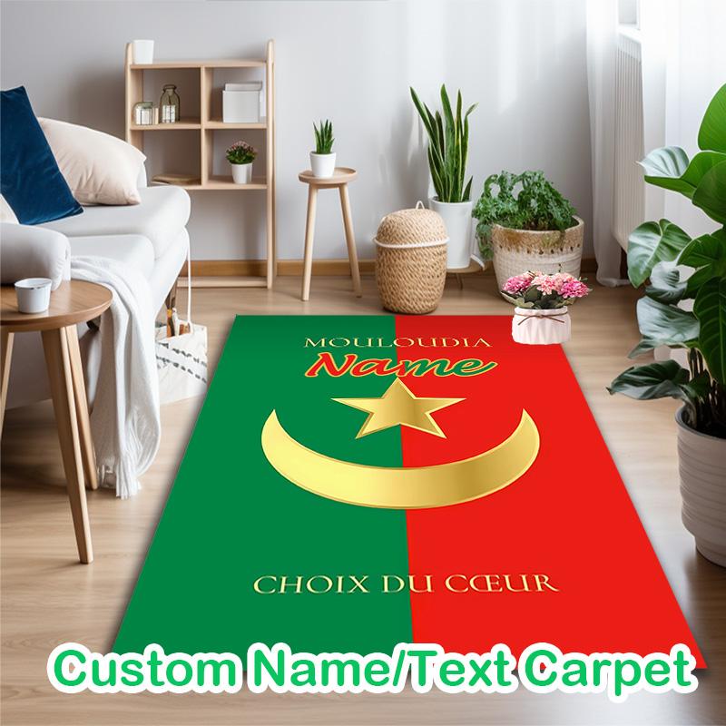 1pc Mouloudia Club Algerian-Inspired (6) Rug, Comfortable Printed Home Area Carpet, Cozy Office Chair Rug