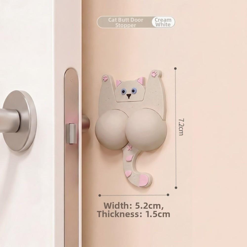 Soft Cushioning Anti-Collision Pad Self Adhesive Cat Door Bumper New Door Stopper Pad Home Safety