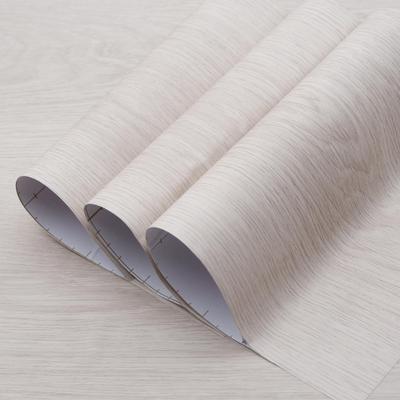 TOTIO Grão de Madeira Nogueira Remake Papel de Parede Grão de Madeira Ultra Branco Óleo Calor Corte Grão de Madeira Decoração Cozinha Banheiro Papel de Parede Elegante Móveis