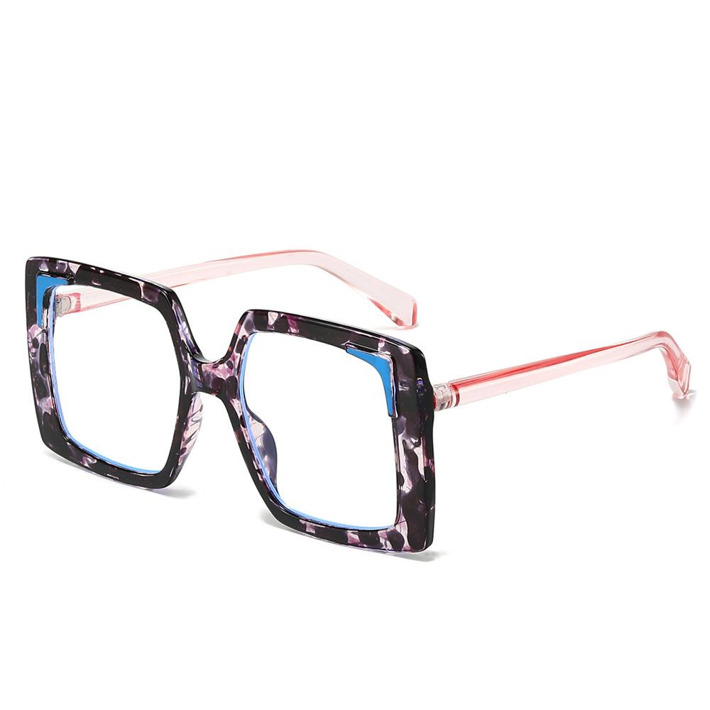High Quality High End Designer Style Retro Edgy Punk Trendy Oversized Square Shaped Female For Both Male Sun Glasses