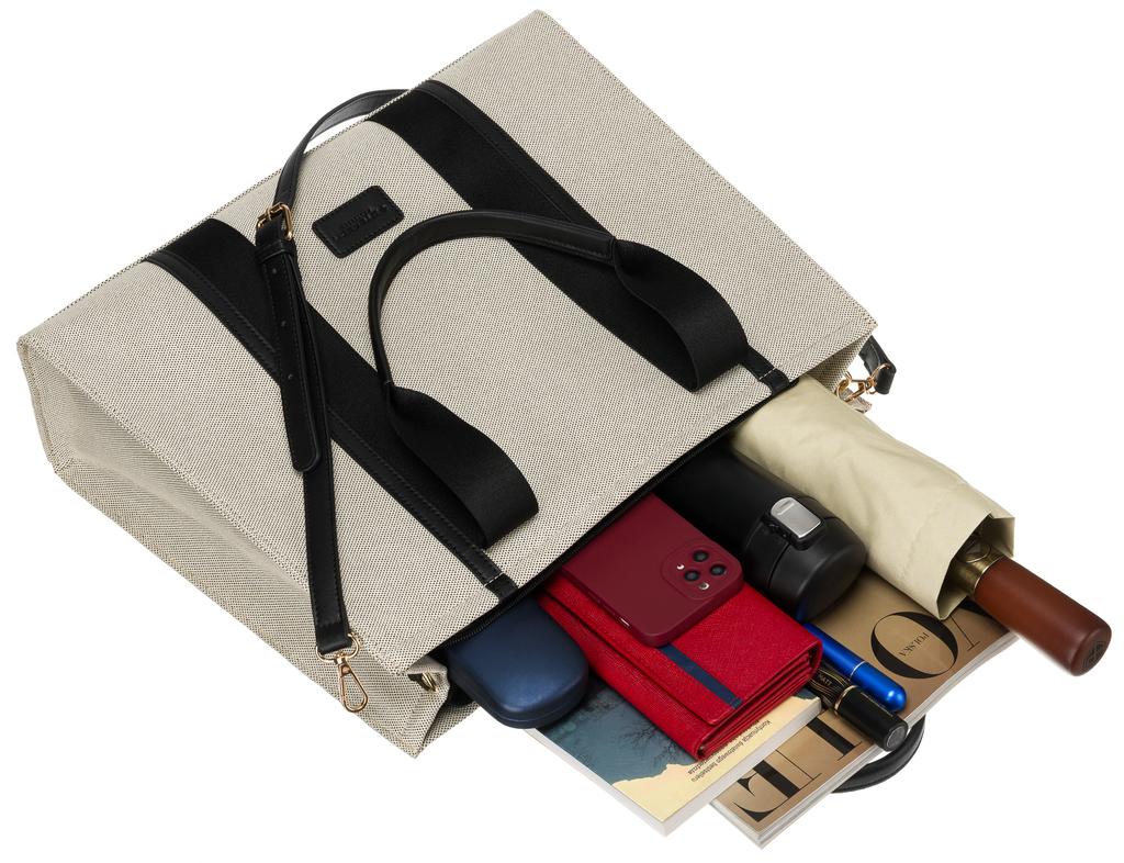 PTN CAN-04-5792 Nat-Black Canvas Bag