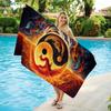 1pc Traditional Chinese-style Tai Chi Beach Towel Quick-drying Towel Suitable for Seaside Pool Camping Yoga For Family Friend