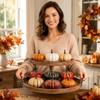 9 Pack Halloween Pumpkin Decorations Centerpieces Fall Home Decor