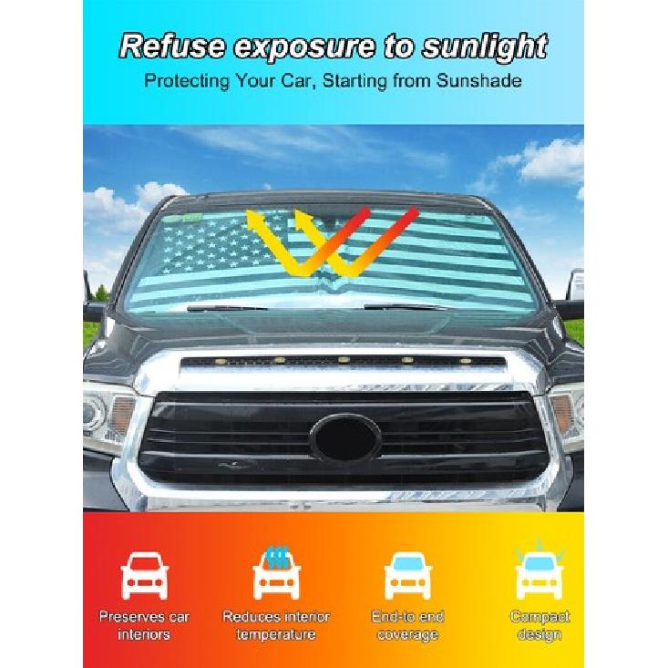 Car SunShade Windshield Window Sunshade Cover For Toyota Tundra 2007-