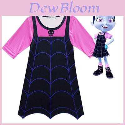 Cartoon Vampirina Meisjes Eendelig Sweat Jurkje Met Uitstekend Vakmanschap Voor Vakanties