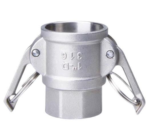 1/2" 3/4" 1" 2" - 4" NPT Female Male Type A B D F Cam Lock Groove 304/316 Stainless Steel Connector Pipe Fitting Water Gas Oil