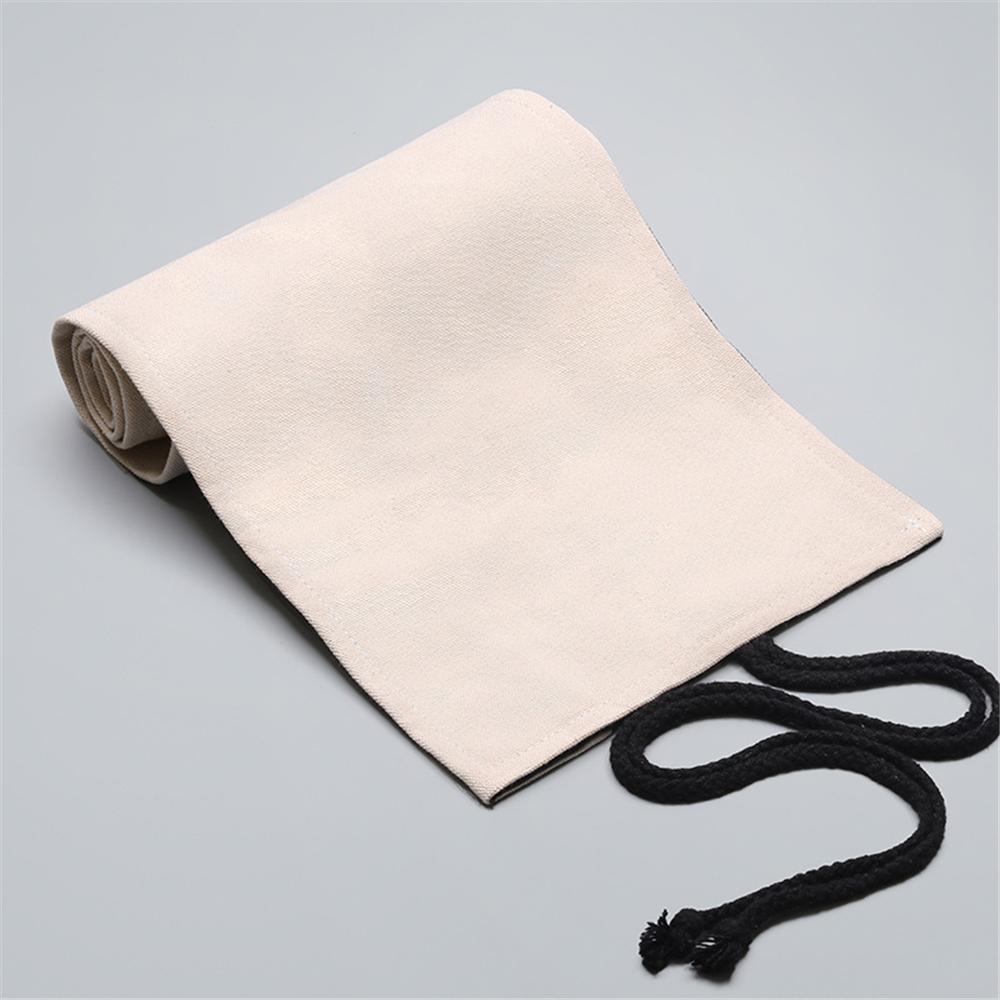 Pouch For Boys Girls Writing Supplies Wrap Roll Up Pencil Case Stationery Pencil Bag Pen Curtain