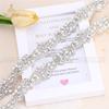 Handmade Crystal Beaded Appliques and Trimmings Wedding Belt