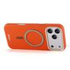 Luxury Leather For Magsafe Carbon Fiber Texture Phone Case For iPhone 17 16 15 14 13 Pro Max Magnetic Wireless Charging Shockproof Cover