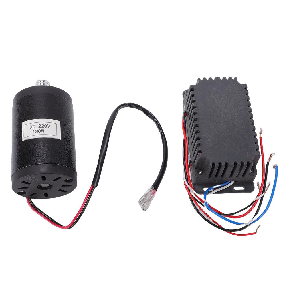 Kit Controller Motore Ruota da Tornio in Alluminio Plastica Motore 180W con Controller Accessori Macchina per Modellare la Ceramica