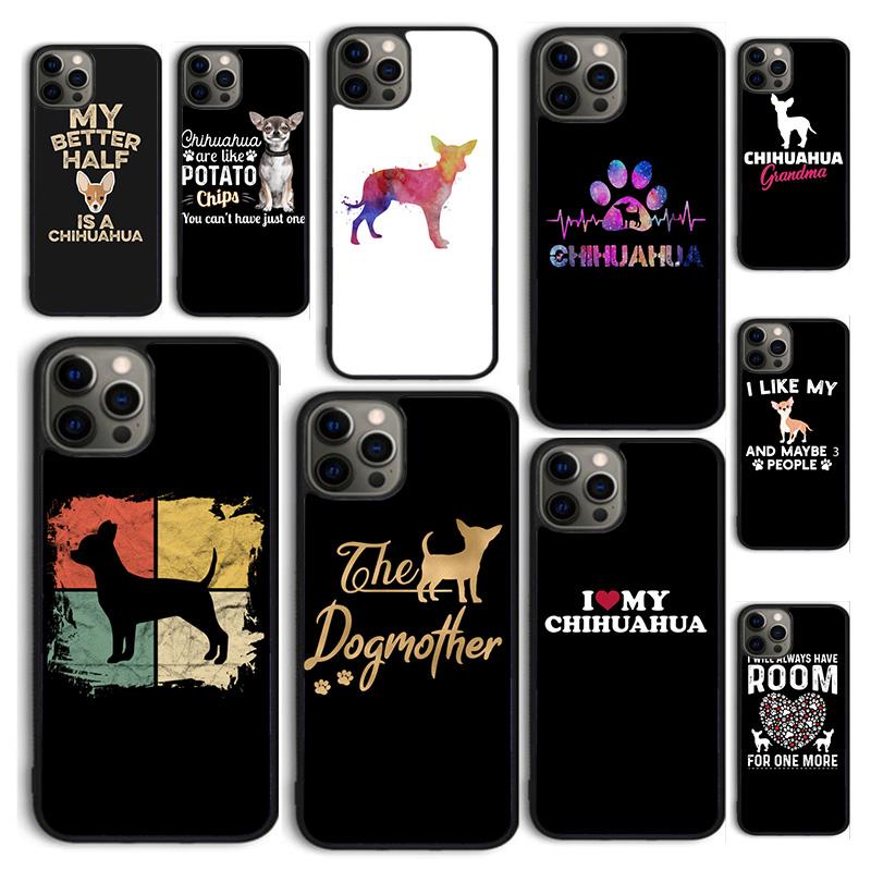 Autumu Vintage Distressed Chihuahua Dog Phone Case for iPhone 17 Air 16 16e 15 12 11 13 14 Pro Max Apple Plus Coque
