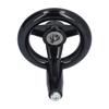 Round Handwheel 3 Spoke Nonslip Convenient Effort Saving Efficient Sturdy Durable Revolving Handle