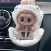 Mini Plush Doll Safety Seat Soft Kawaii Doll Seat Car Ornament Doll Safety Seat Car Interior Decoration Doll Accessories