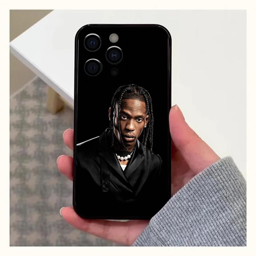 

Travis Scott Utopia Rapper Phone Case For Apple iPhone 15,14,13,12,11,Pro,X,XS,Max,XR,Plus,Mini Soft Black Cover iPhone15pro