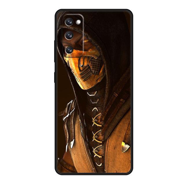 Game Mortal Kombat For Samsung Galaxy S21 Plus S22 Ultra 5g S10 Lite Note 20 10 S8 S20 Fe S9 S10e S7 Bag Phone Case