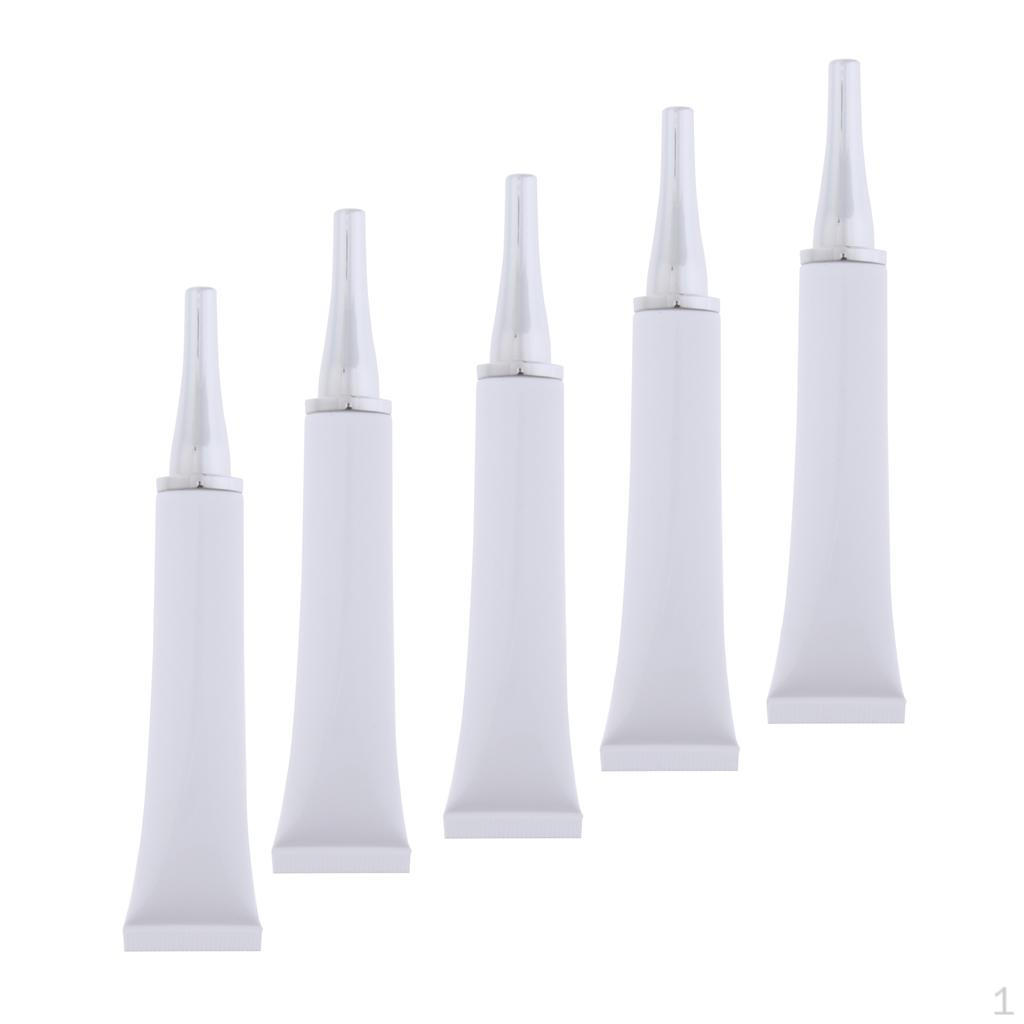 5 Pieces, 20ML, Clear Empty Refillable Plastic Tubes Bottle Packing Bottles, Bottle,