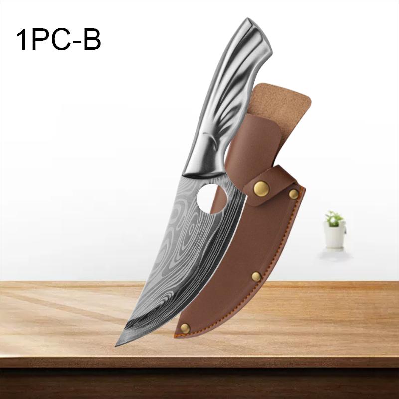 3 Types Cutting and Boning Knife Professional Chef's Knife Forged Kitchen Knives Fruit Knife BBQ Cooking Tools and Accessories