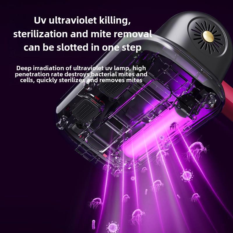 Kabelloser Handstaubsauger mit UV-Desinfektion zur Milbenentfernung